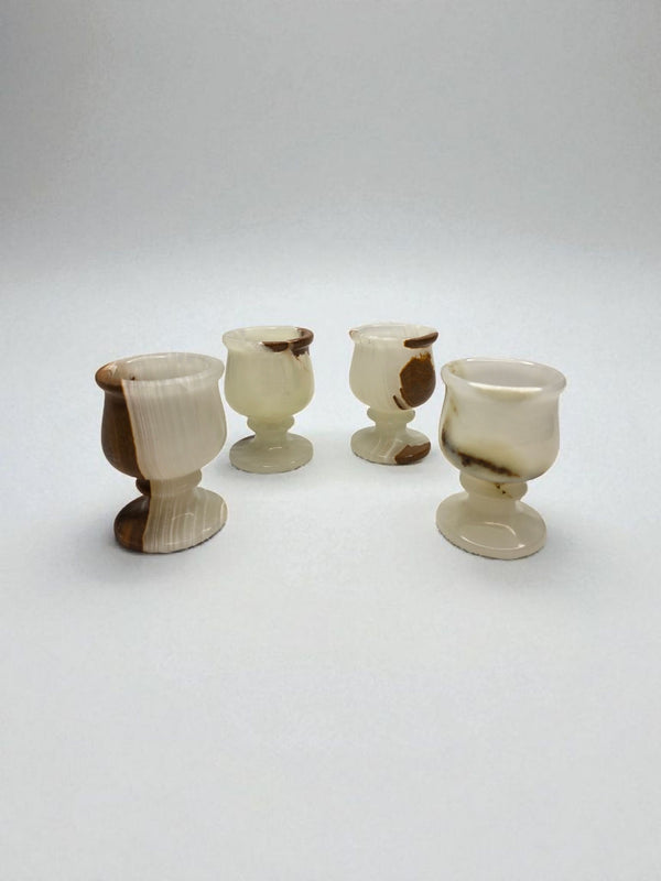 Actual Product Image - small glass goblets on a white background