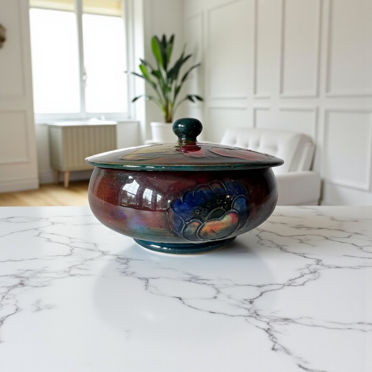 Vintage Moorcroft Lidded Bowl